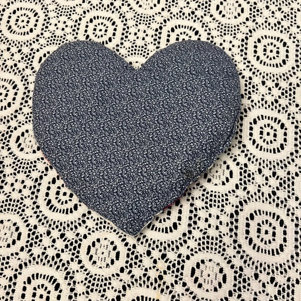 Vintage Handmade Quilted Heart | Pot Holder Wall Decor